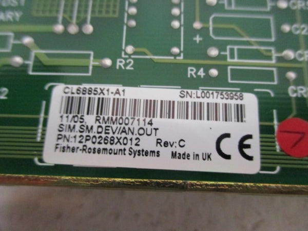 FISHER ROSEMOUNT 12P0268X012 CIRCUIT BOARD NSMP