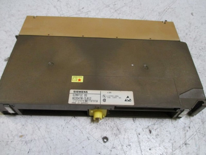 SIEMENS 6ES5-470-7LB12 MODULE UNMP