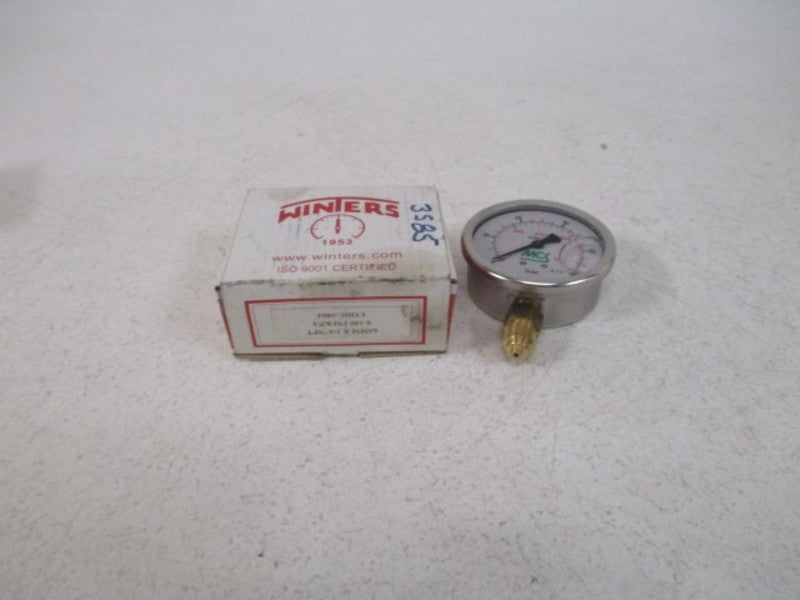 WINTERS 63MM X 1/4 GUAGE 0-100PSI NSMP