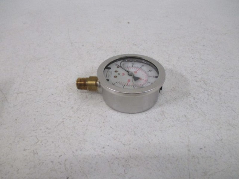 NOSHOK 3585 25-901-100 PRESSURE GAUGE NSMP