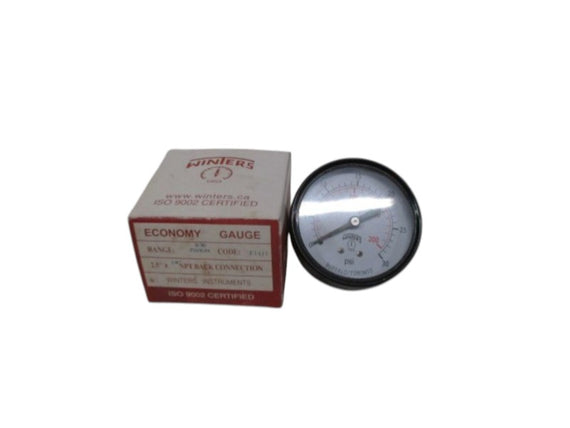WINTERS  E1437 2.5" X 1/4" GAUGE 0-30PSI NSMP