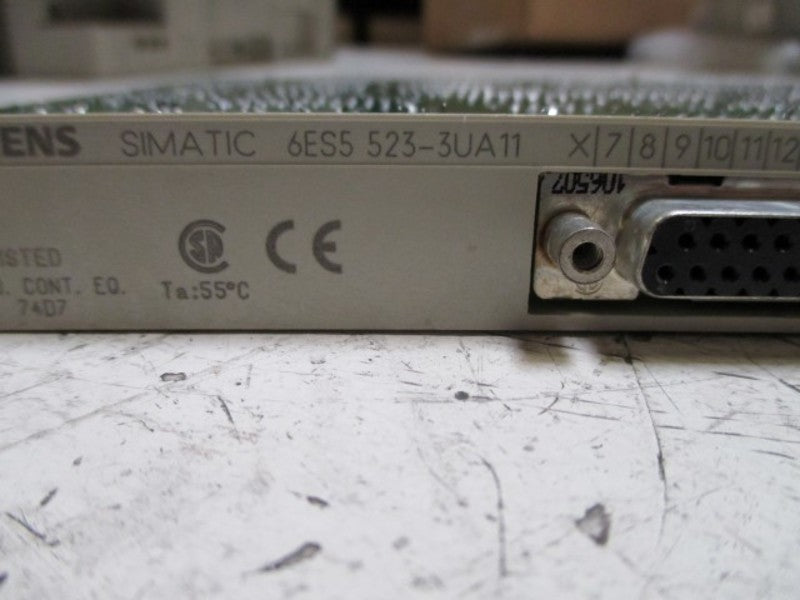 SIEMENS 6ES5-523-3UA11 MODULE UNMP
