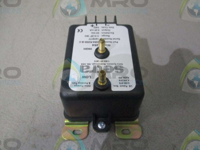 SETRA M264-R25W-B-C DIFFERENTIAL PRESSURE TRANSDUCER  NSMP