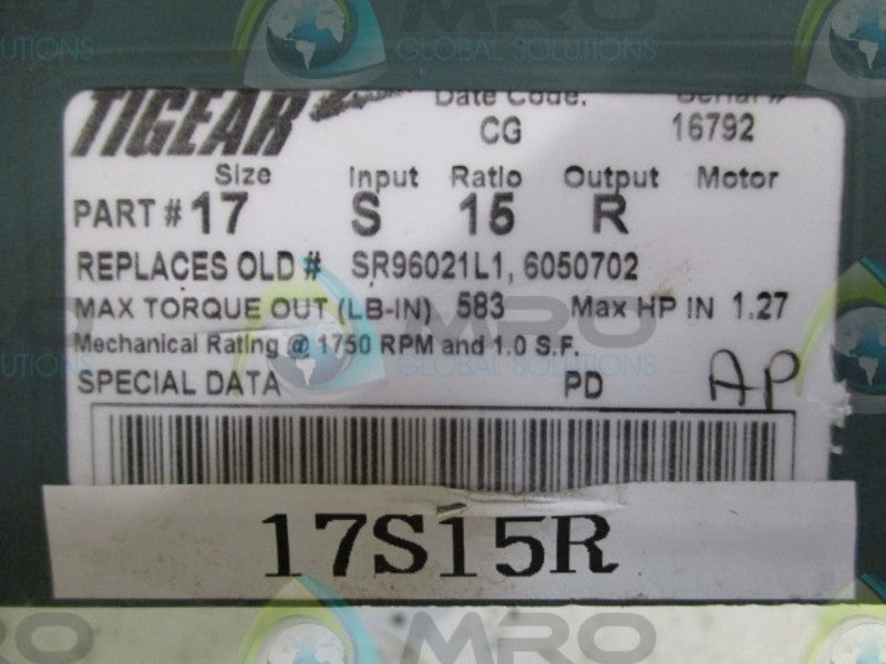 DODGE 17S15R 1.27HP 1750RPM NSNP