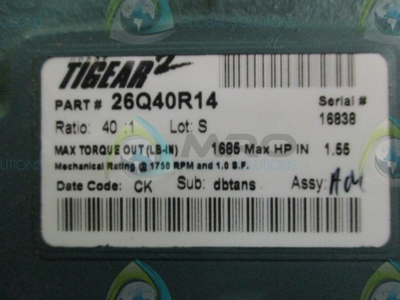DODGE 26Q40R14 1.55HP 1750RPM NSNP