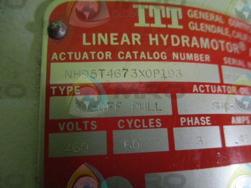 ITT NH95T4673X0P193 NSMP