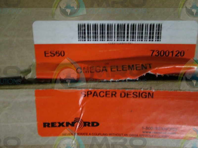 REXNORD 7300120 ELASTOMER ELEMENT COUPLING SPACER DESIGN  NSMP
