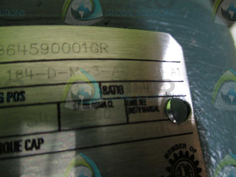 DODGE MASTER 786459001GR GEAR REDUCER 7 HP 1750 RPM  NSNP