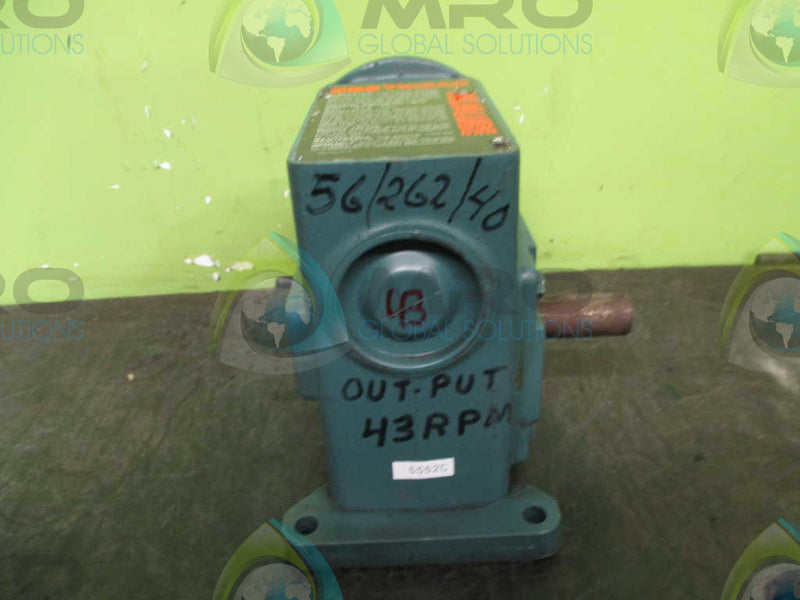 DODGE TIGEAR MR94619 GEAR REDUCER 1 HP 1750 RPM  NSNP
