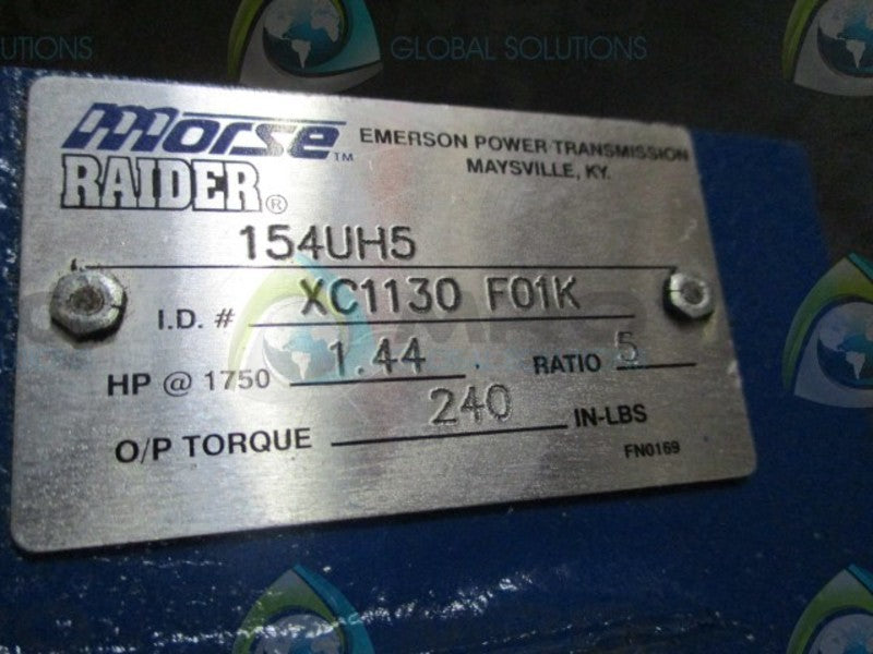 MORSE 154UH5 1.44HP 1750RPM UNMP