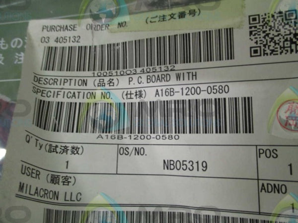 FANUC A16B-1200-0580/02B BOARD  NSNP