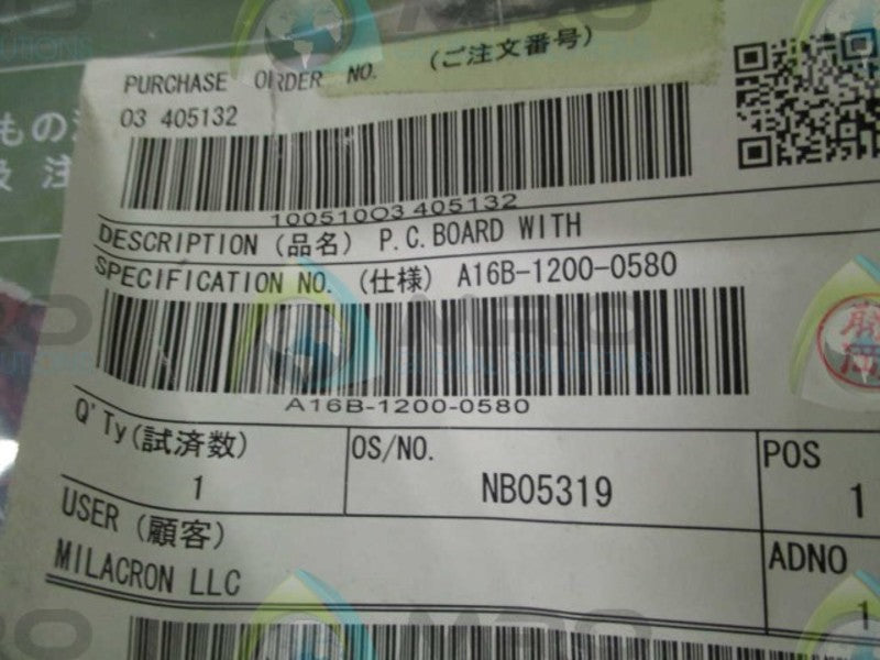 FANUC A16B-1200-0580/02B BOARD  NSNP