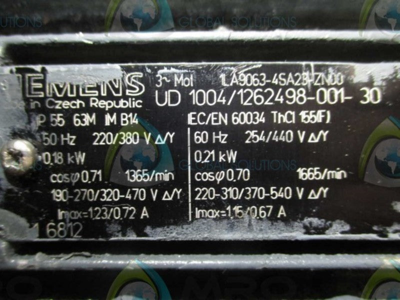 BEGE AM025 1LA9063-4SA23-ZN00 UNMP