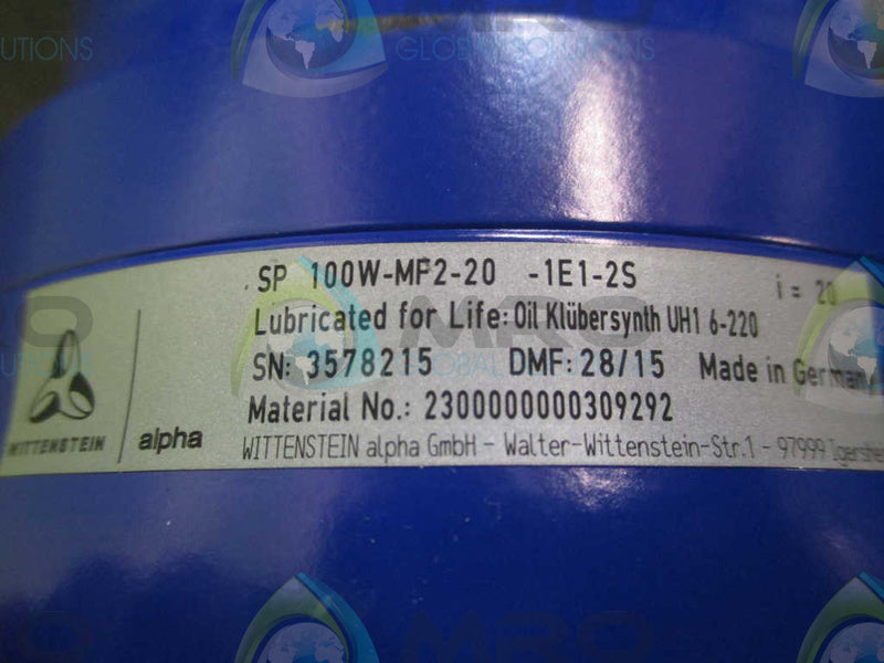 WITTENSTEIN SP 100W-MF2-20-1E1-2S NSNP
