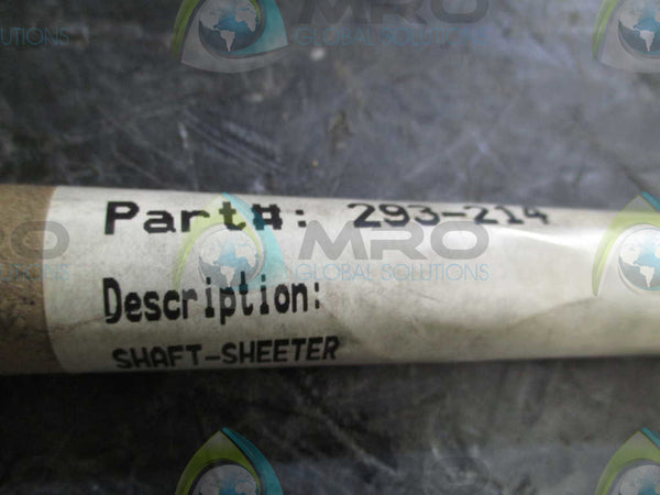 293-214 SHAFT-SHEETER  NSNP