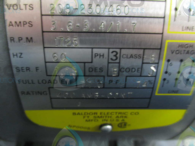 BALDOR BM3116 35322-87-B  UNMP