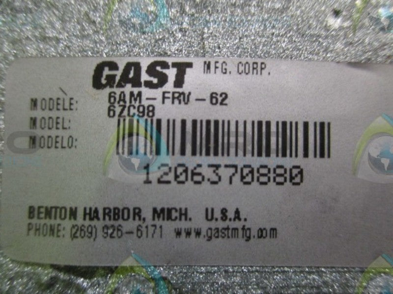 GAST 6AM-FRV-62 NSMP