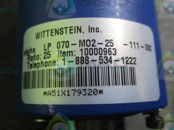 WITTENSTEIN ALPHA LP070-M02-25-111-000 GEAR REDUCER (AS PICTURED)   NSMP