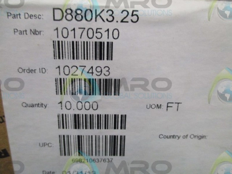 REXNORD D880K3.25 10FT NSMP