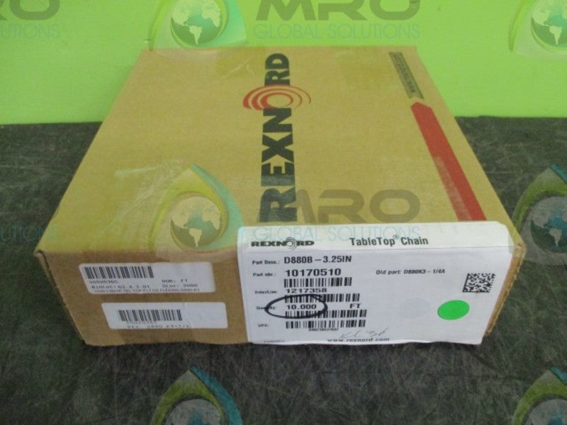 REXNORD D880B-3.25IN 10FT NSMP