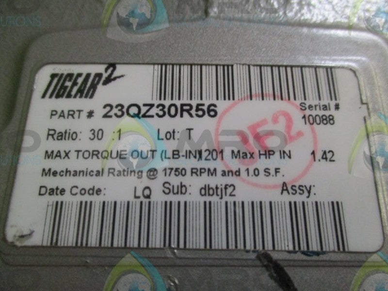 DODGE 2 23QZ30R56 1.42 HP 1750 RPM  NSNP