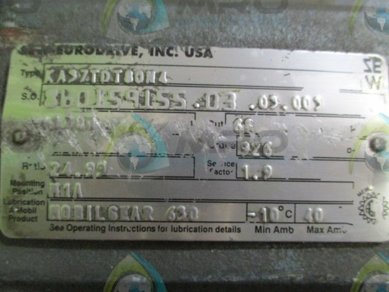SEW EURODRIVE DFT80N4 KA37TDT80N4 UNMP