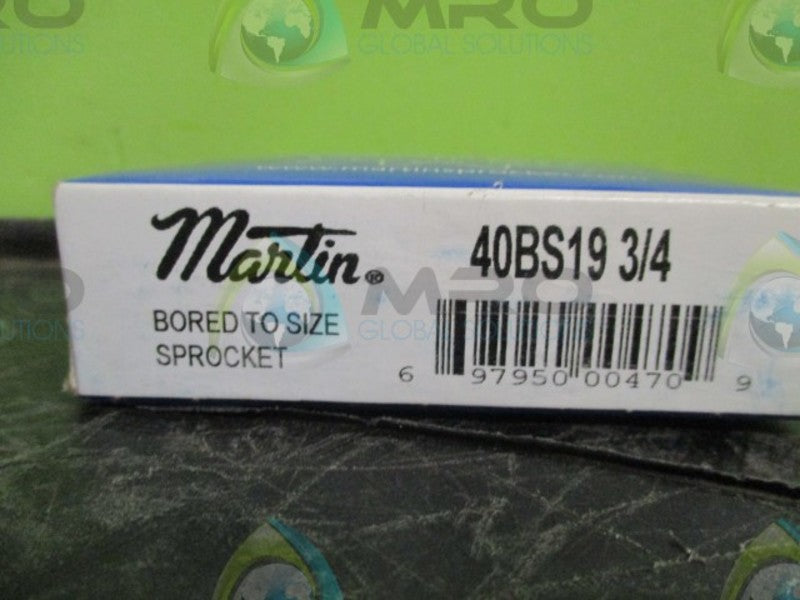 MARTIN 40BS19 SPROCKET 3/4"  NSMP