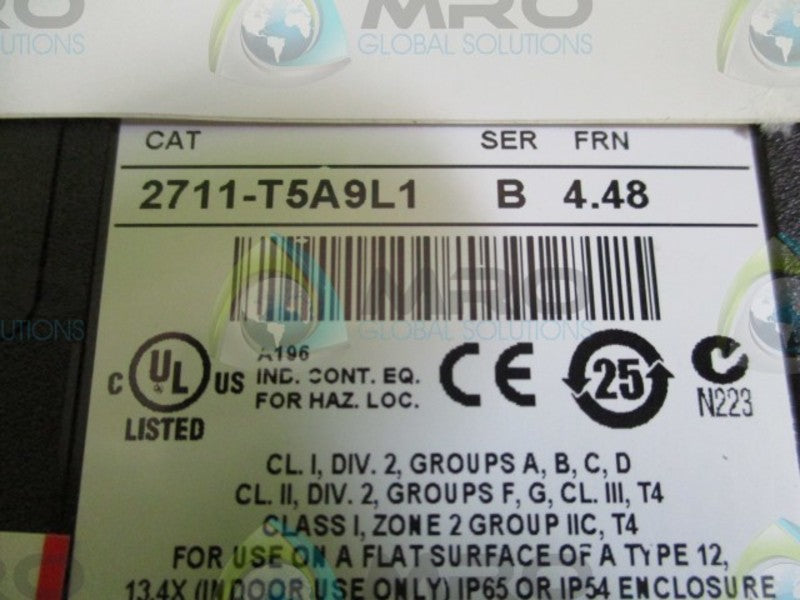 INDUSTRIAL SPARE PART 2711-T5A9L1 SER. B FRN 4.48  NSMP