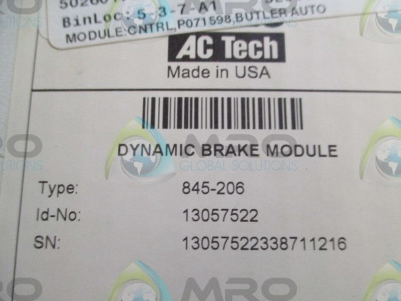 LENZE AC TECH 845-206 NSMP