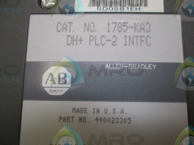 ALLEN BRADLEY 1785-KA3 SER. A F/W C COMMUNICATION MODULE  NSMP
