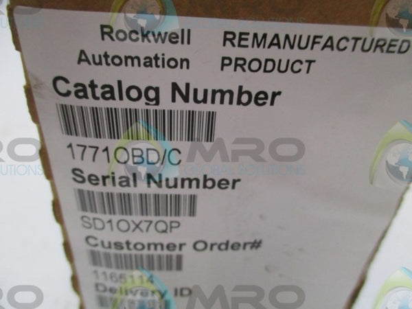 ALLEN BRADLEY 1771-OBD SER. C (REMANUFACTURED)  NSMP