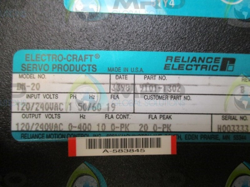 RELIANCE ELECTRIC 9101-1302 NSNP