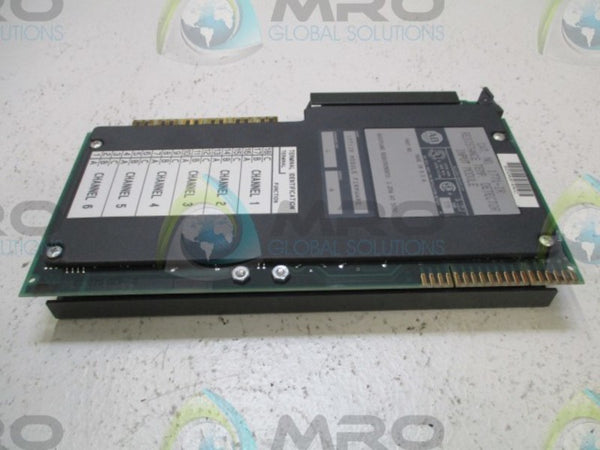 ALLEN BRADLEY 1771-IR SER. A F/W L INPUT MODULE (REMANUFACTURED)  NSMP
