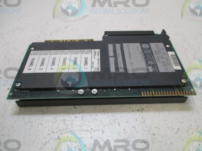 ALLEN BRADLEY 1771-IR SER. A F/W L INPUT MODULE (REMANUFACTURED)  NSMP