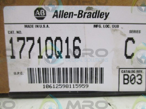 ALLEN BRADLEY 1771-OQ16 SER. C DATE: 2004  NSFS