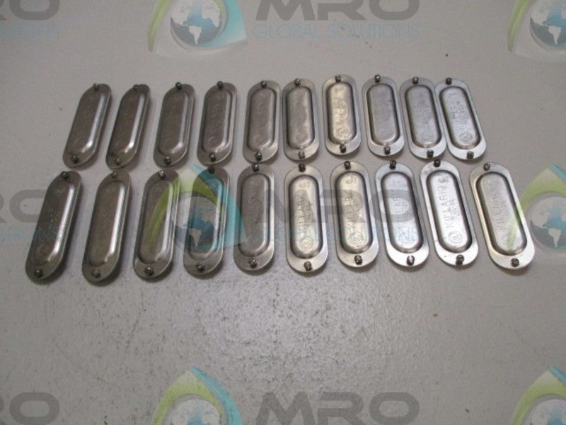 KILLARK OL-20 STAMPED ALUMINUM COVER PACKAGE OF 20  NSMP