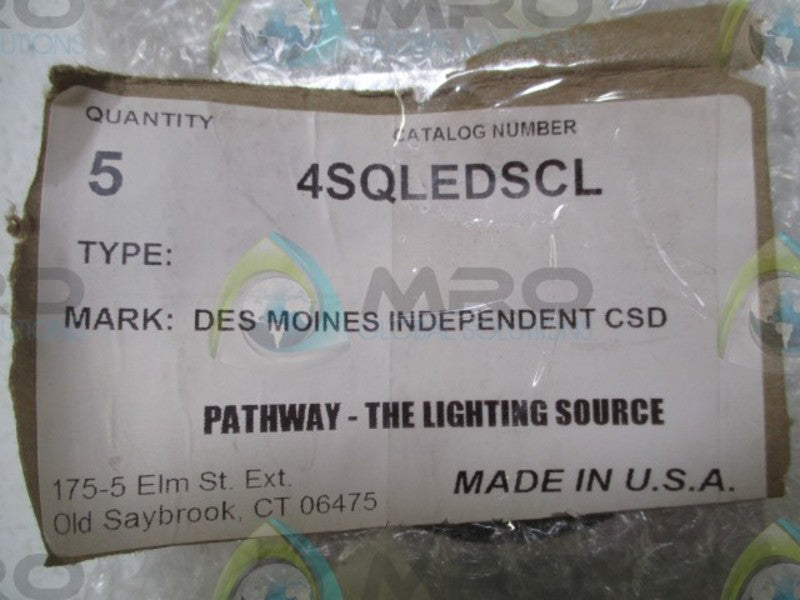 PATHWAY 4SQLEDSCL LIGHTING  NSNP