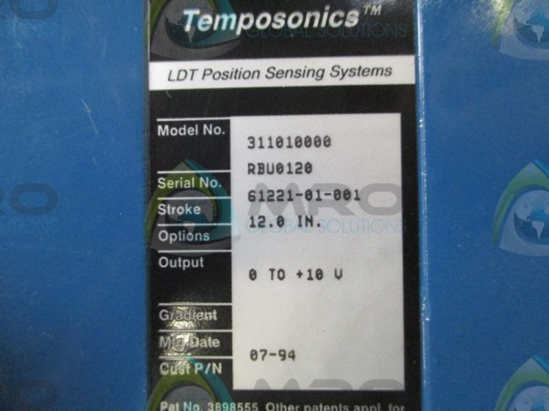 TEMPOSONICS 311010000-RBU0120 LDT POSITION SENSING SYSTEM  NSNP