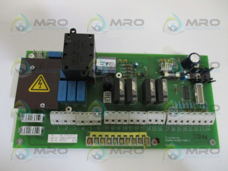 SIEMENS G26004-A2105-P100-2 CIRCUIT BOARD  UNMP