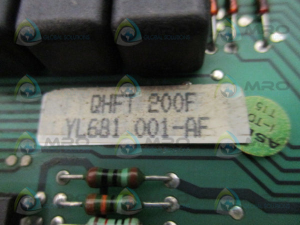 ABB QHFT200 YL681001-AF CIRCUIT BOARD  UNMP