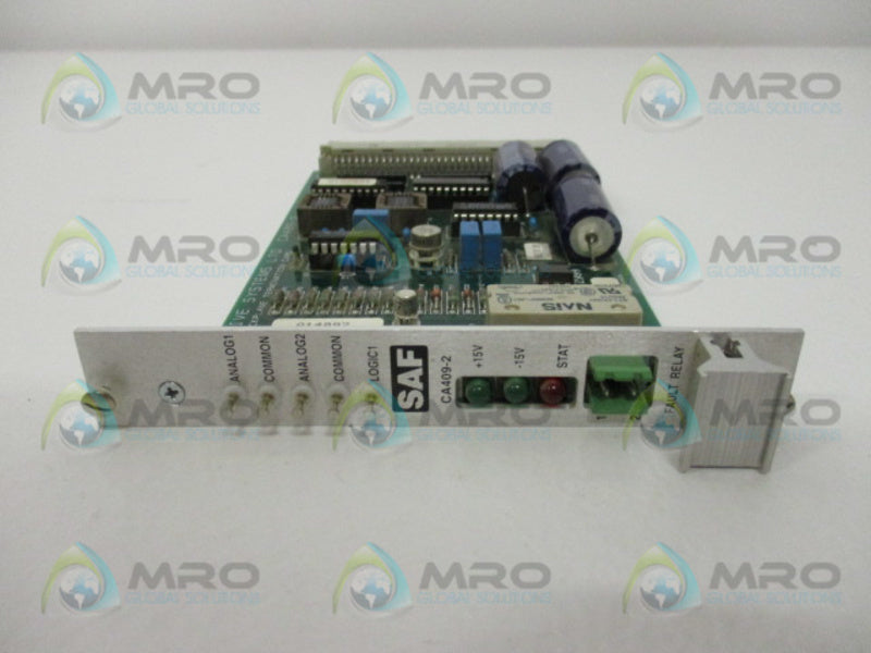 SAFTRONICS CA409-2 BACKPLANE TERMINAL CARD  UNMP