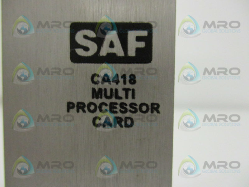 SAFTRONICS CA418 MULTI PROCESSOR CARD  UNMP