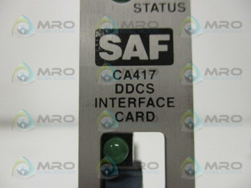 SAFTRONICS CA417 DDCS INTERFACE CARD  UNMP