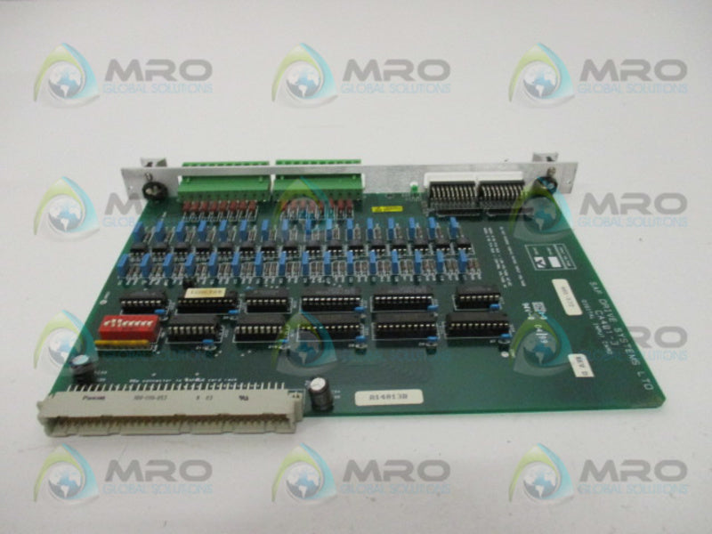 SAFTRONICS CA401-3 DIGITAL INPUT CARD  UNMP