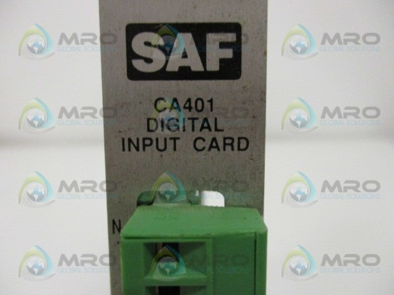 SAFTRONICS CA401-3 DIGITAL INPUT CARD  UNMP
