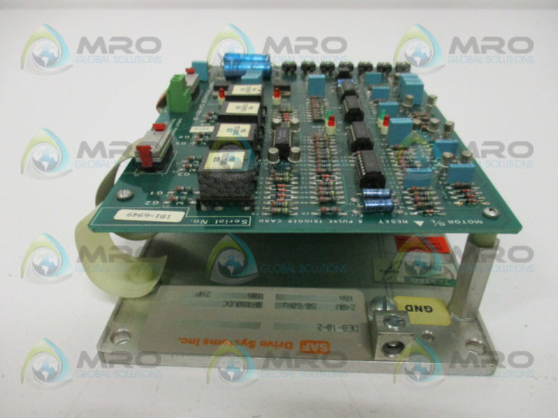 SAFTRONICS DE8-10-2 DC DRIVE  UNMP