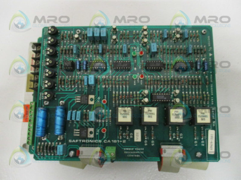 SAFTRONICS DE8-10-2 DC DRIVE  UNMP