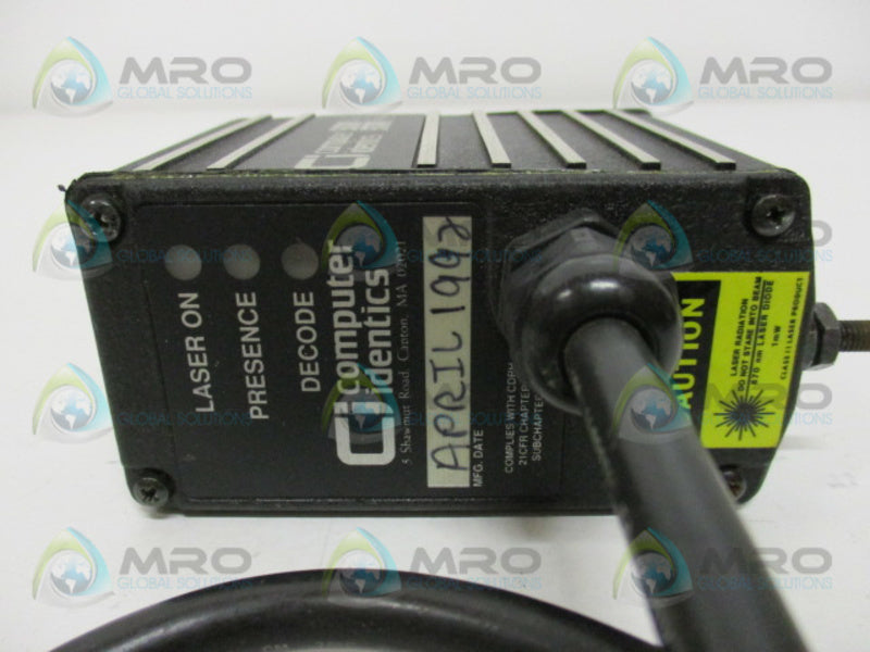 COMPUTER IDENTICS A1-62620-1 LASER BARCODE SCANNER  NSNP