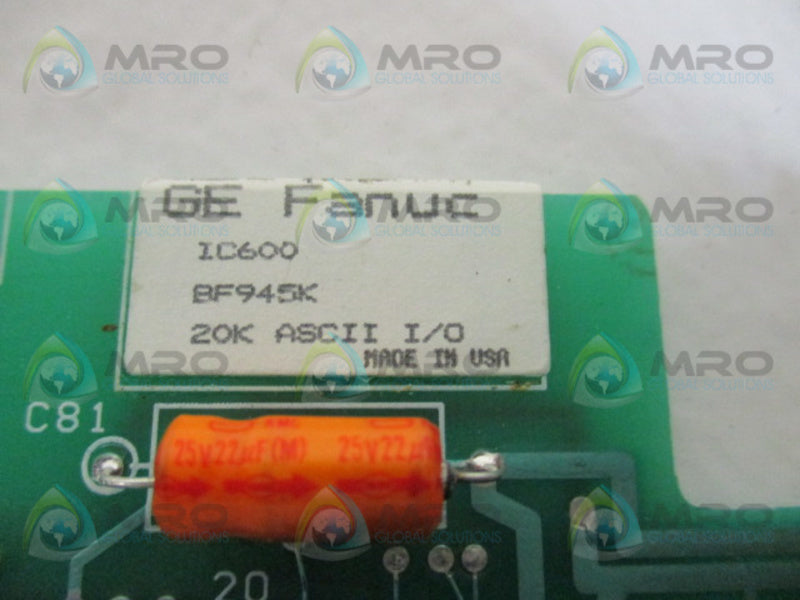 GE FANUC IC600BF945K I/O COMMUNICATIONS MODULE  NSNP