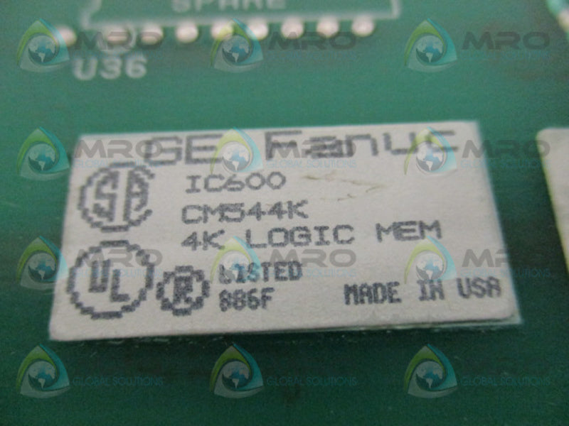 GE FANUC IC600CM544K LOGIC MEMORY MODULE (AS PICTURED)  NSNP